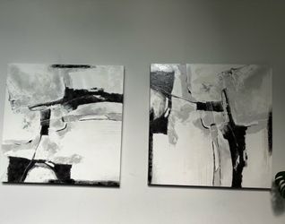 Set of Abstract Canvas Pictures