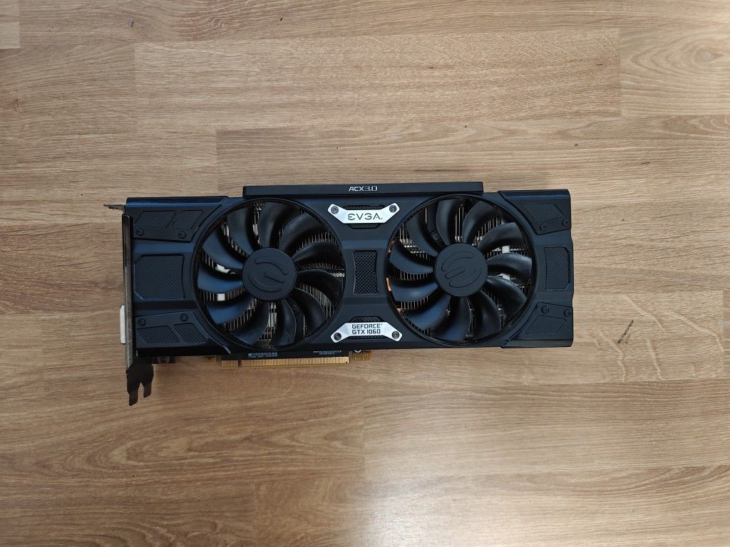 EVGA GTX 1060 6GB Graphics Card For Gaming PC Computer Desktop Like Asus Gigabyte Nvidia
