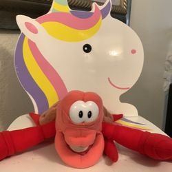 Disney Little Mermaid Sabastian Crab Plush 9” long