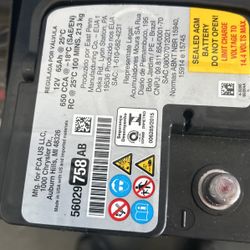 Used Battery H6 650 CCA AGM 