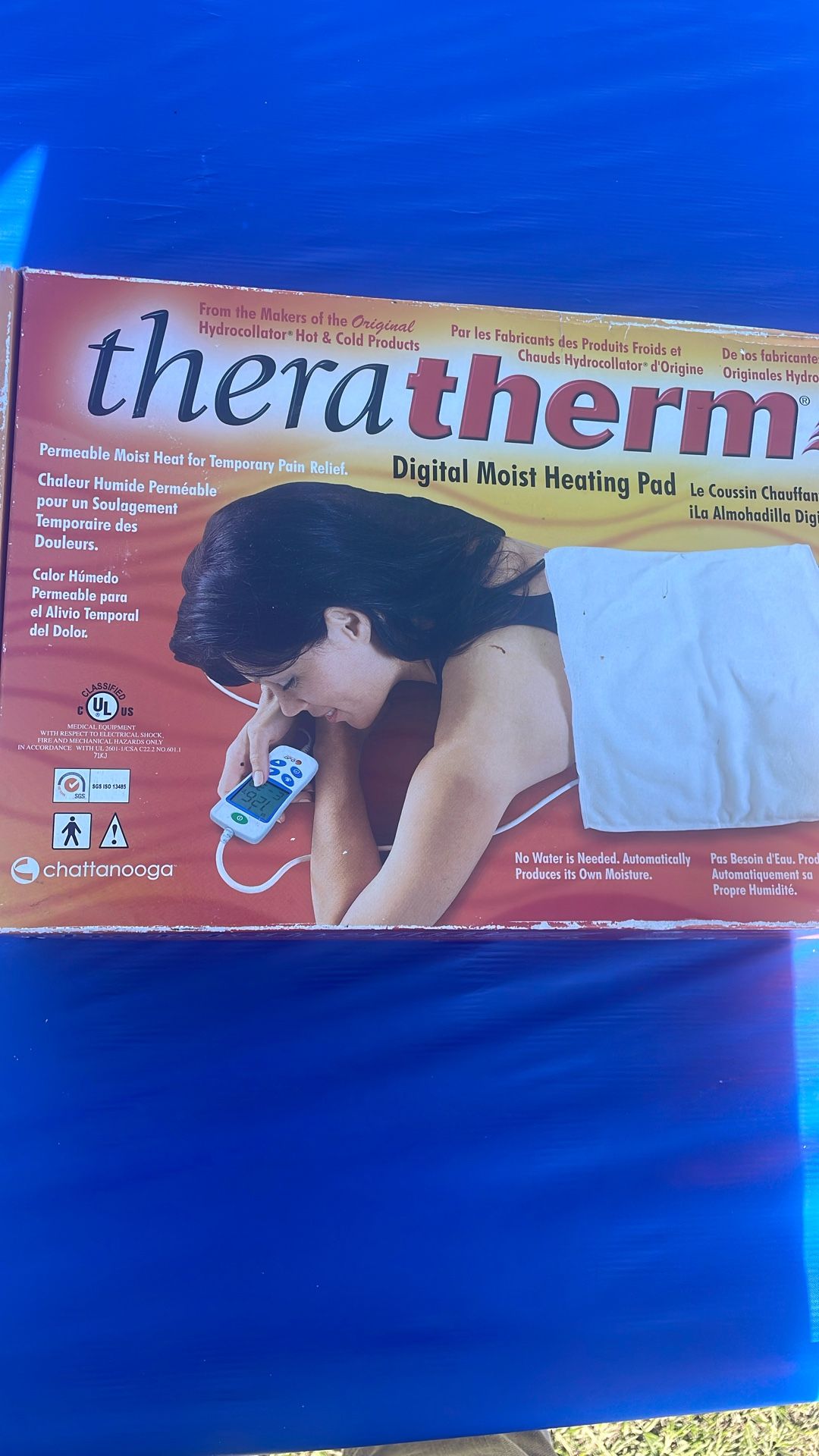 Thera Therm Digital Moist Heating Pad 27x14- New In Box- Was $75- Selling For $50 Or Buy For $40 This Thurs Thru Sunday At Garage Sale 337 Euclid, L.b