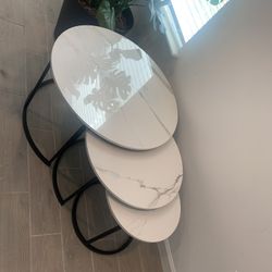 Modern Round Nesting Coffee Table (set of 3)