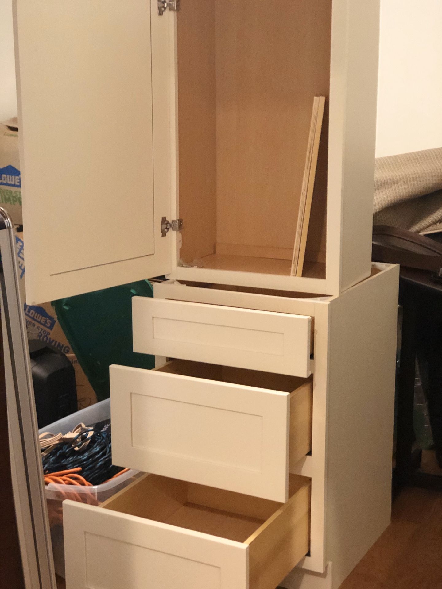 Two Custom Cabinets