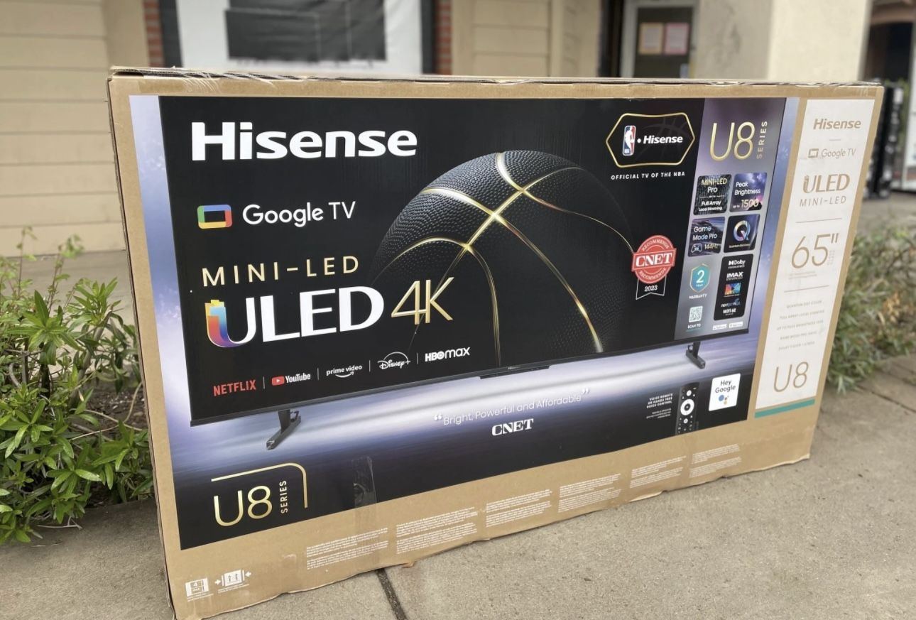 65” Hisense U8 ULED 144Hz Smart 4K TV