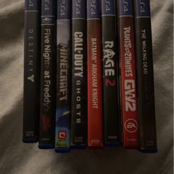 8 PS4 Games *$15 EACH GAME*
