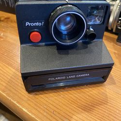 Polaroid Camera And Separate Flash 