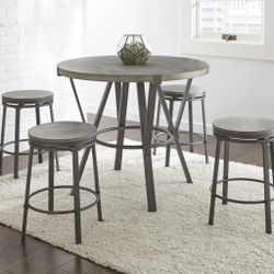 Counter Height Dining Table, Gray