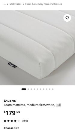 Full size IKEA mattress