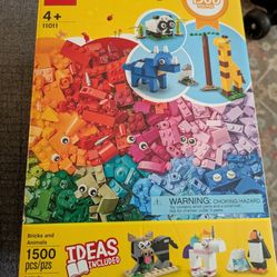 New Lego Classic 1500 Pcs Bricks And Animals With Ideas