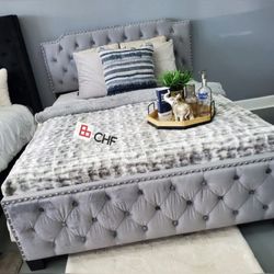 Queen /california king or king bed Frame (Mattress sell seperately )
