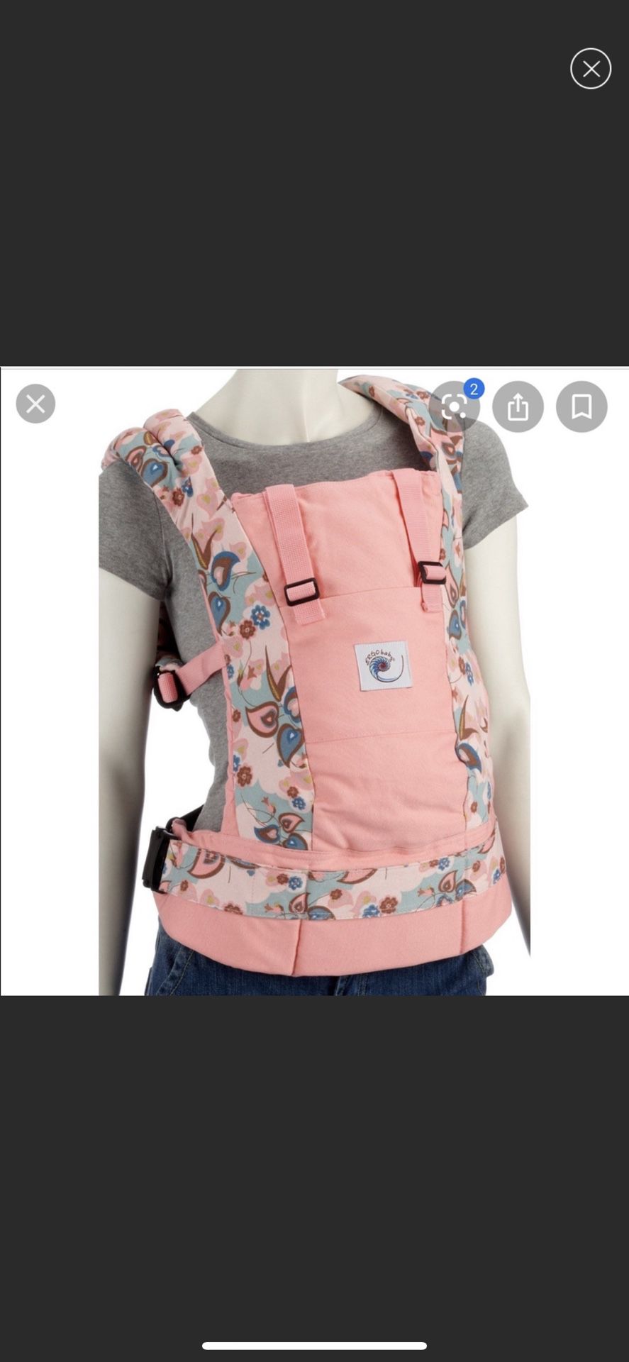 Ergobaby Hearts & Flowers Baby Carrier
