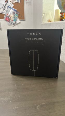 Tesla PowerShare Mobile Connector — in the box, never opened