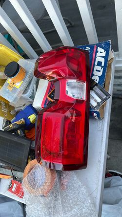 Truck Tail Light Assembly Red Lens