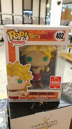 Broly super saiyan funko pop dragon ball exclusive