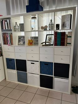 IKEA Kallax White Cube Shelving Unit