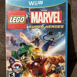 LEGO Marvel Super Heroes (Nintendo Wii U, 2013) Pristine Mint Condition