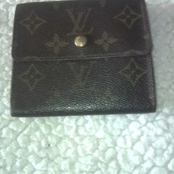 Louis Vuitton Brown Leather Wallet