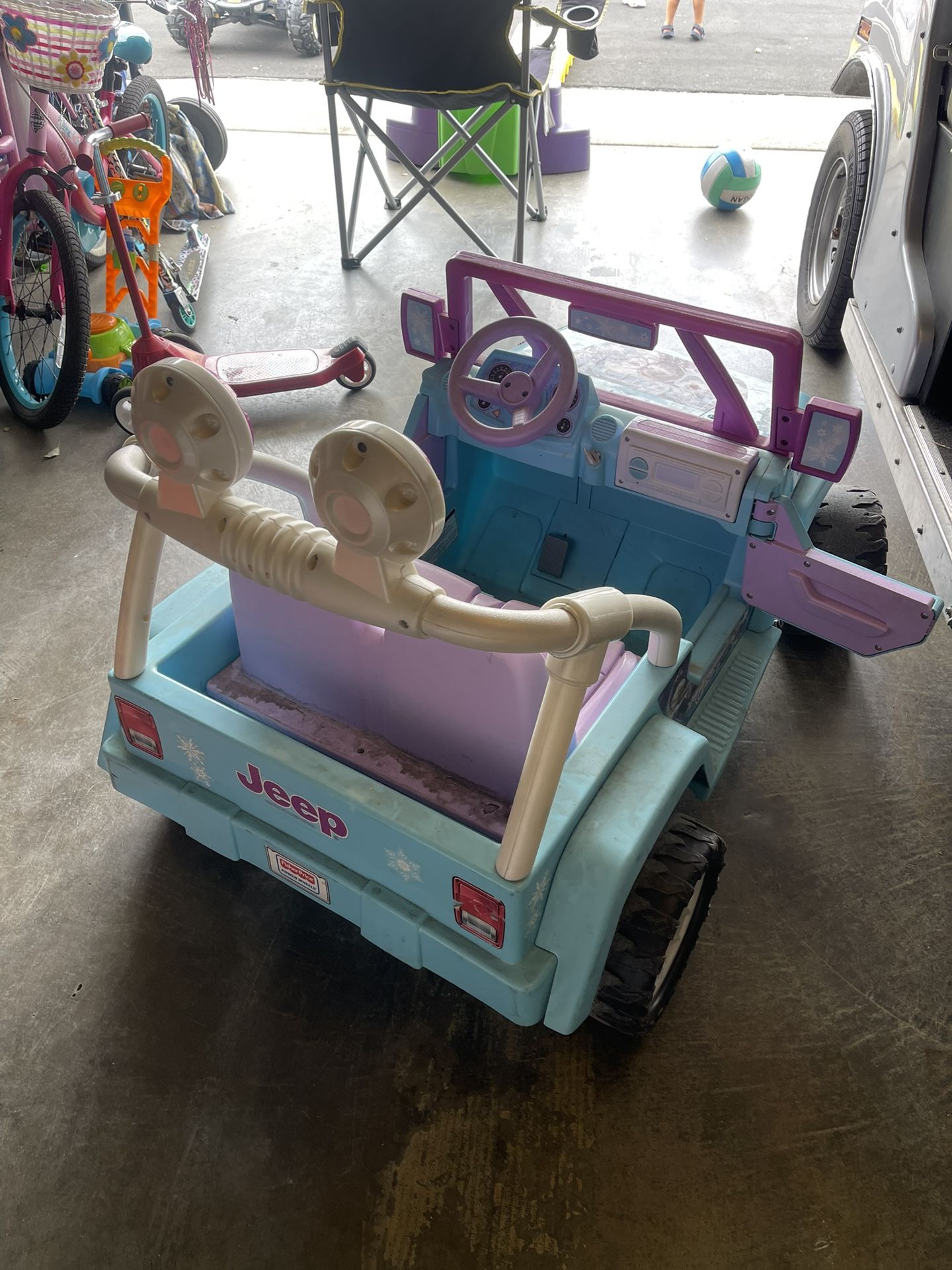 Toy Ride Along Jeep And Car