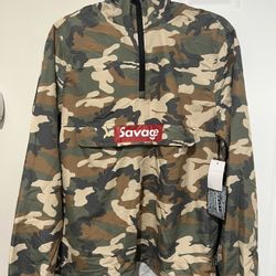 New Brooklyn Cloth Savage camouflage anorak windbreaker jacket.