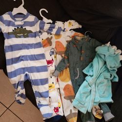 9month baby winter sleep n' play clothing 6 Items