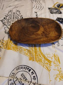Hand Made Wooden Dish.