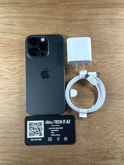 📱 iPhone 15 Pro | 256GB | Black Titanium | Unlocked (Any Carrier)