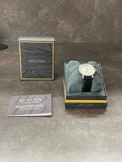 Bulova Men's Watch (96B104) - Good Condition (NEW BATTERY NEEDED)