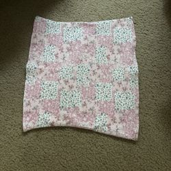 Pink Floral Reversable Tube Top