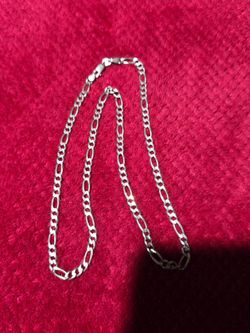 10k Figaro chain 24'long 15.6 gms