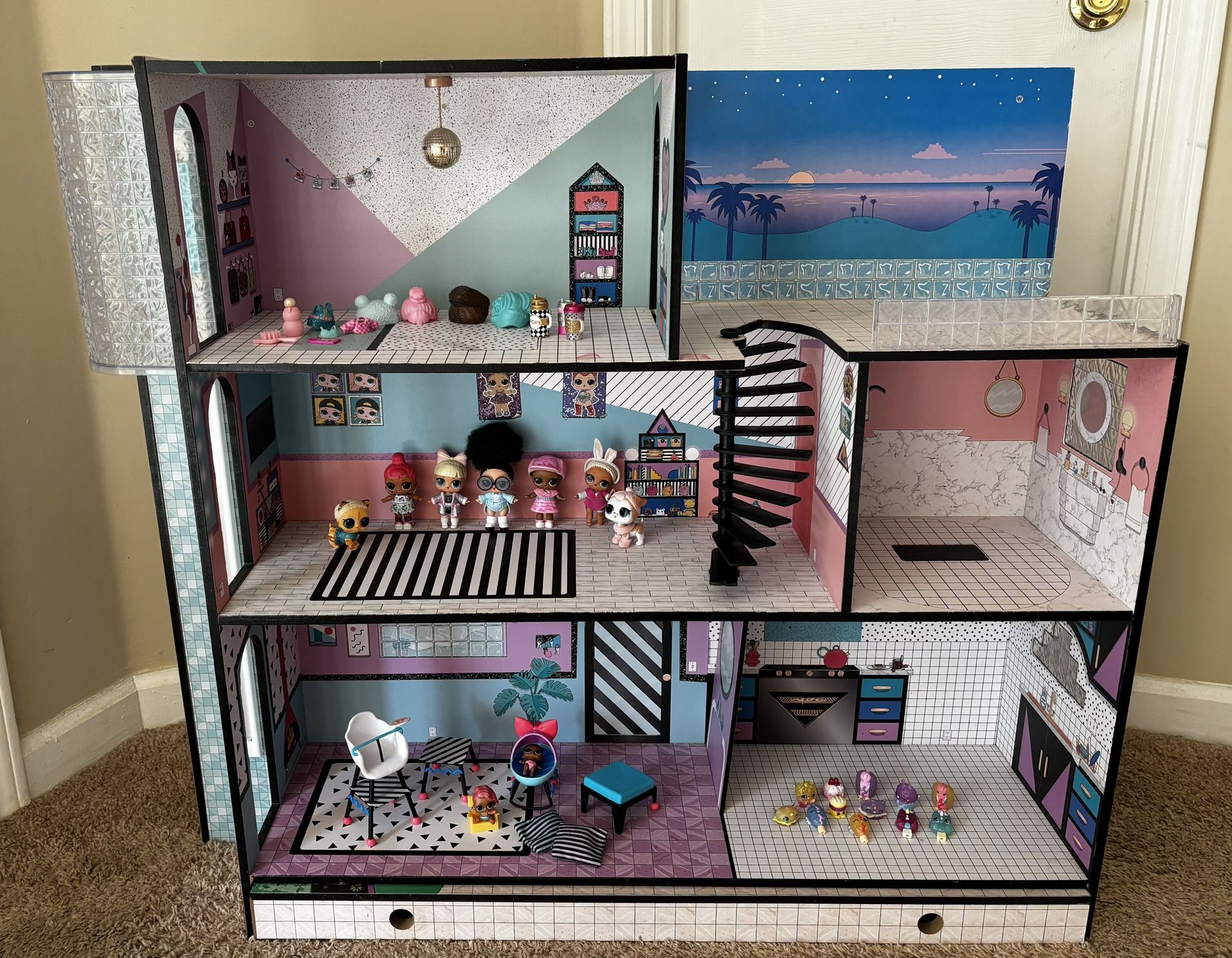 SURPRISE OMG REAL WOOD DOLL HOUSE ACCESSORIES