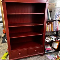 Beautiful real wood bookshelf