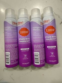 Lume spray deodorant/Toms toothpaste