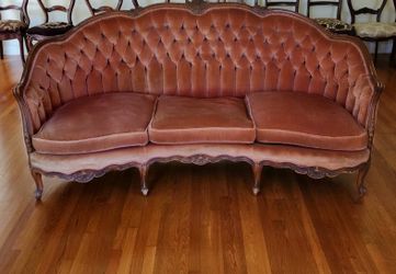 Vintage Victorian era Couch sofa