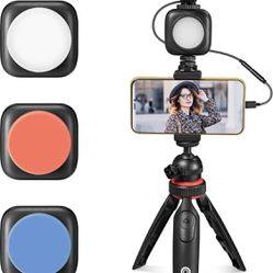 Vlogging Kit for iPhone OMBAR Video Recording Equipment for Beginners 