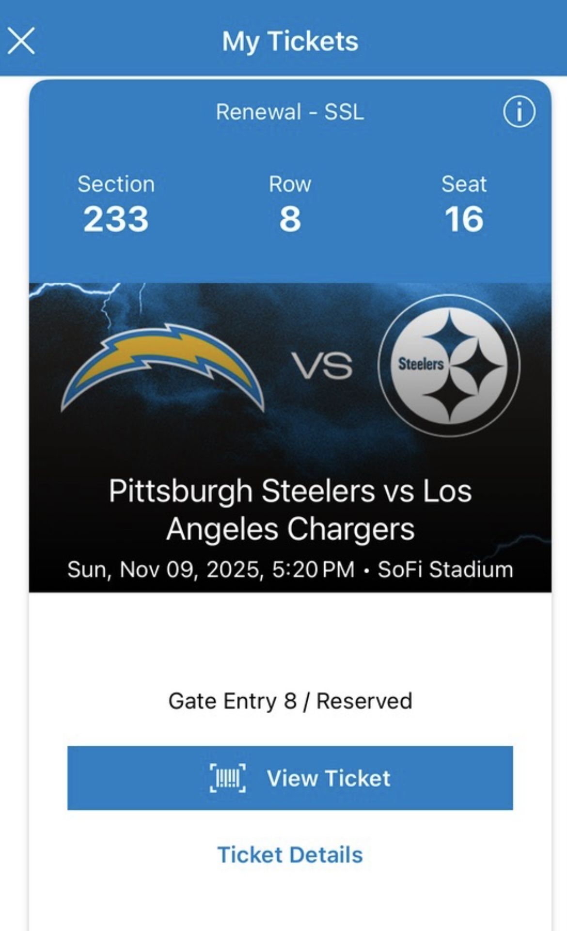 Los Angeles Chargers Vs Pittsburgh Steelers 