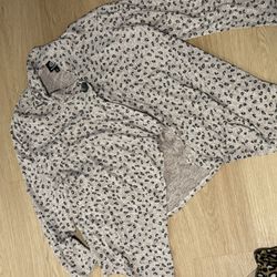 Leopard Button Sweater