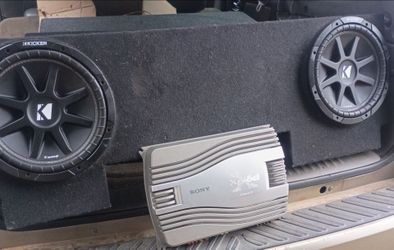 12 inch subs and amp
