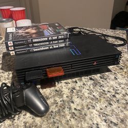 Ps2  With 3 Games 