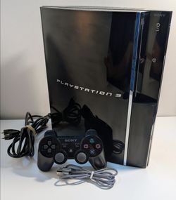 Rare Backwards Compatible Sony PlayStation 3 Console (CECHA01) Bundle