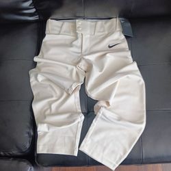 Boy's Size M Nike Vapor Select Baseball Pants Cream BQ6425-120