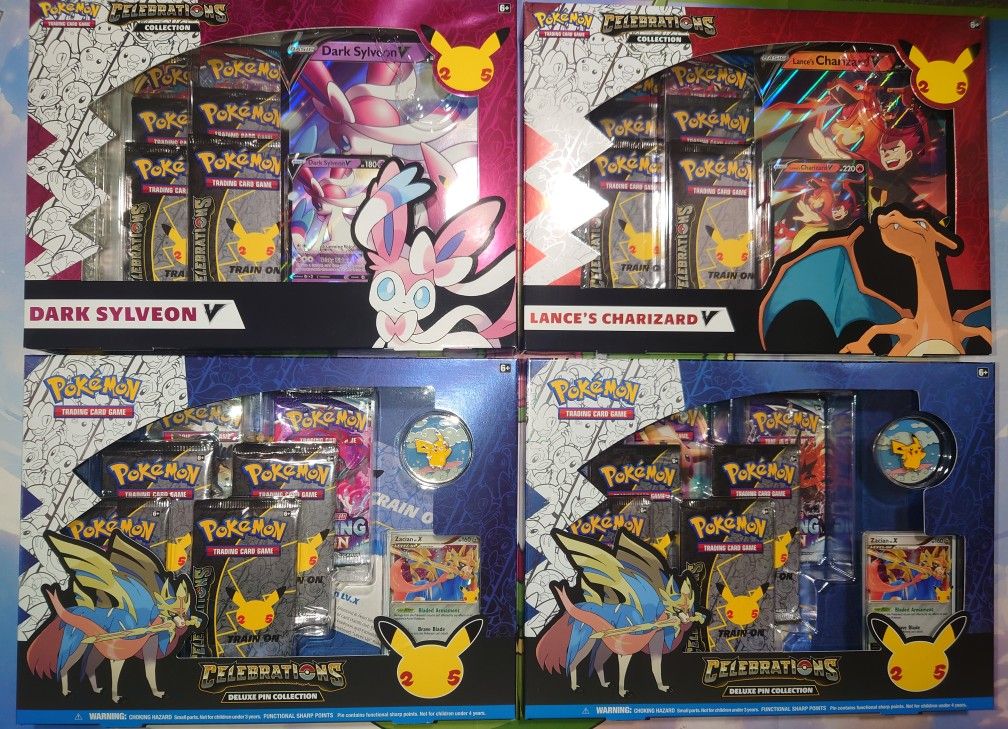 Pokemon Celebrations Collection Boxes And Elite Trainer Box
