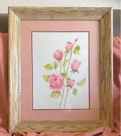 Vintage Rose Painting