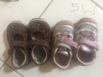 Stride ride girls shoes size 5 W