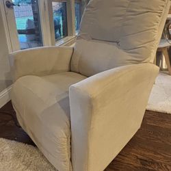 Beige Reclining La-Z-Boy Chair
