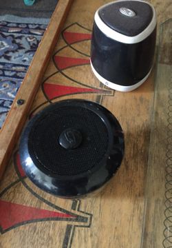 Two Bluetooth Speakers