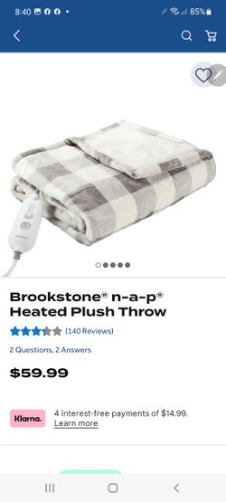 Heated Plush Throw