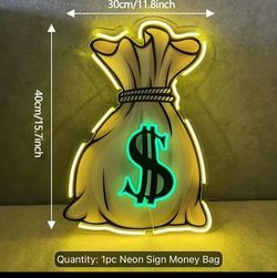 Money bag led lights
