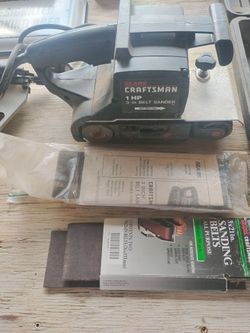 Craftsman 1 HP 3 inch belt sander