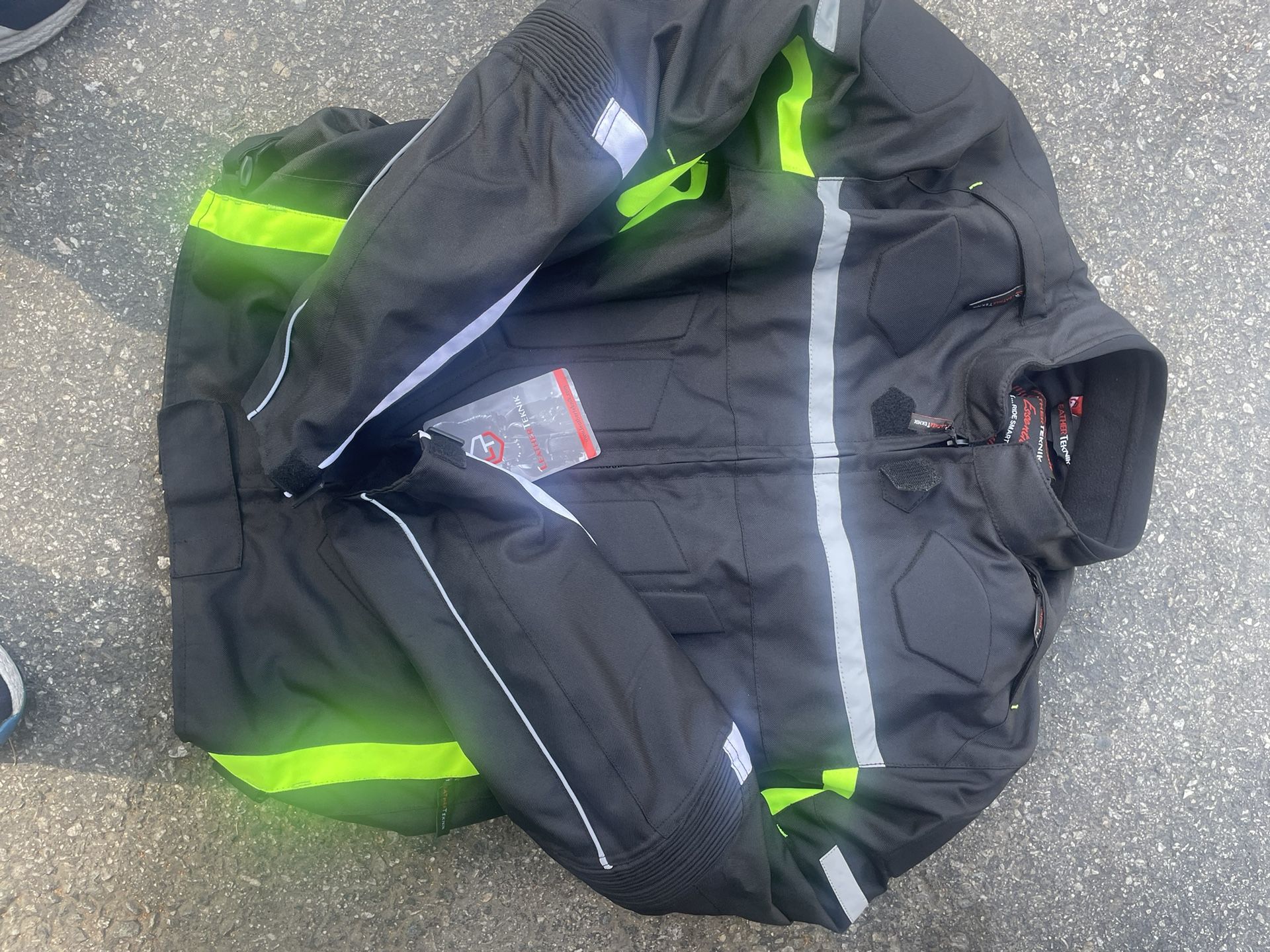 Premium Men's Black Textile Motorcycle Biker Racer CE Armor Protection Jacket
