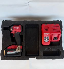 Milwaukee Packout Foam Insert For m18 Impact.  Tool, Battery, Charger NOT INCLUDED   Tool, Battery, Charger NOT INCLUDED